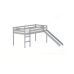 Frankie Mid Sleeper with Slide (Grey)