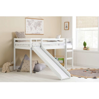 Frankie Mid Sleeper with Slide (White)
