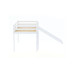 Frankie Mid Sleeper with Slide (White)