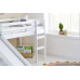 Frankie Mid Sleeper with Slide (White)