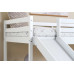 Frankie Mid Sleeper with Slide (White)