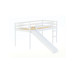 Frankie Mid Sleeper with Slide (White)