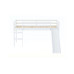 Frankie Mid Sleeper with Slide (White)