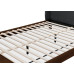 Halfden Bed (Dark Wood & Grey)