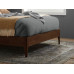 Halfden Bed (Dark Wood & Grey)
