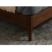 Halfden Bed (Dark Wood & Grey)