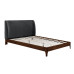 Halfden Bed (Dark Wood & Grey)