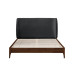 Halfden Bed (Dark Wood & Grey)