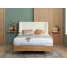 Halfden Bed (Light Wood & White)