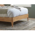 Halfden Bed (Light Wood & White)