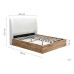Halfden Ottoman Bed (Light Wood & White)