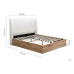 Halfden Ottoman Bed (Light Wood & White)