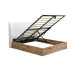 Halfden Ottoman Bed (Light Wood & White)