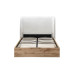 Halfden Ottoman Bed (Light Wood & White)