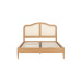 Leonie Rattan Bed (Oak)