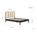 Margot Rattan Bed (Black)