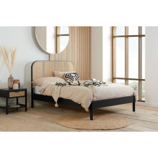 Margot Rattan Bed (Black)