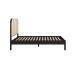 Margot Rattan Bed (Black)
