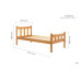 Miami Bed (Pine)