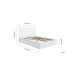 Oslo Ottoman Bed (White)