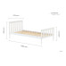 Oxford Bed (White)
