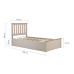 Phoenix Ottoman Bed (Pearl Grey)