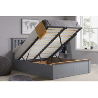Phoenix Ottoman Bed (Stone Grey)