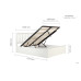 Phoenix Ottoman Bed (White)