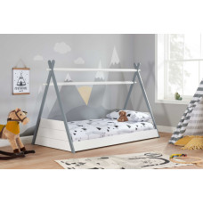 Teepee Bed (Grey & White)