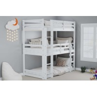 Tressa Triple Bunk (White)