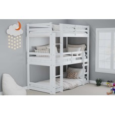 Tressa Triple Bunk (White)