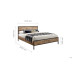Urban Bed (Wood Effect)