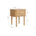 Axel 1 Drawer Bedside (Oak)
