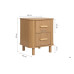 Axel 2 Drawer Bedside (Oak)