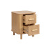 Axel 2 Drawer Bedside (Oak)