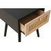 Croxley 1 Drawer Bedside (Black)