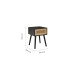 Croxley 1 Drawer Bedside (Black)