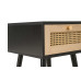 Croxley 1 Drawer Bedside (Black)