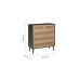Croxley 5 Drawer Chest (Black)