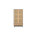 Croxley 2 Door + 1 Drawer Wardrobe (Black)