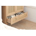 Croxley 2 Door + 1 Drawer Wardrobe (Oak)