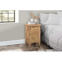 Hampstead 2 Drawer Bedside (Oak)