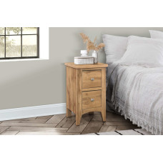 Hampstead 2 Drawer Bedside (Oak)