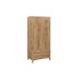 Hampstead 2 Door + 1 Drawer Wardrobe (Oak)
