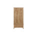 Hampstead 2 Door + 1 Drawer Wardrobe (Oak)