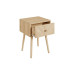 Herringford 1 Drawer Bedside (Oak)