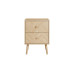 Herringford 2 Drawer Bedside (Oak)