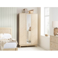 Herringford 3 Door Mirror Wardrobe (Oak)