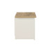 Highgate 2 Drawer Bedside (Cream & Oak)