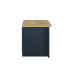 Highgate 2 Drawer Bedside (Navy & Oak)